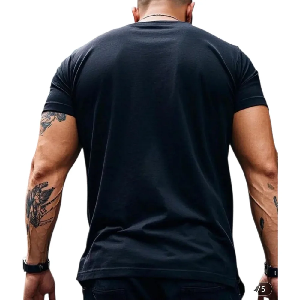 Black Graphic Moon and Star T-Shirt - Picture 2 of 7